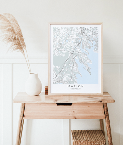 Marion Map Print