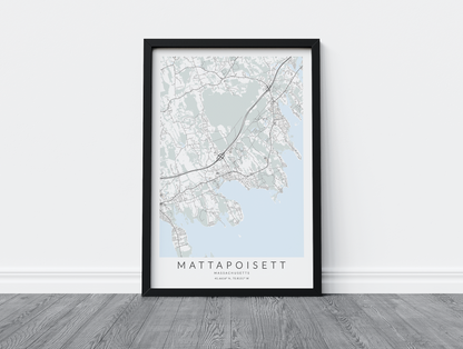 Mattapoisett Map Print