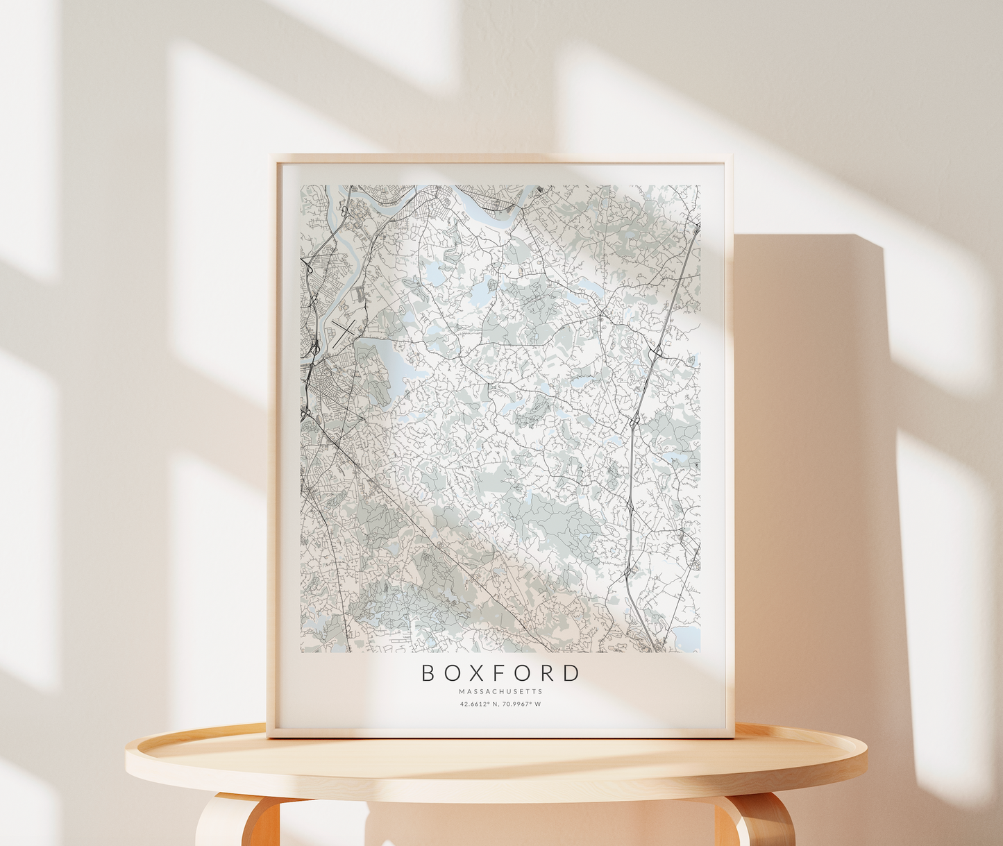 Boxford Map Print