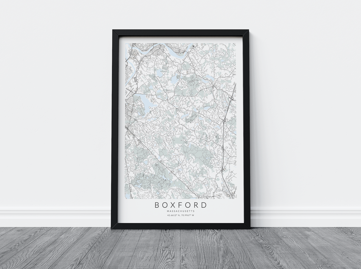 Boxford Map Print