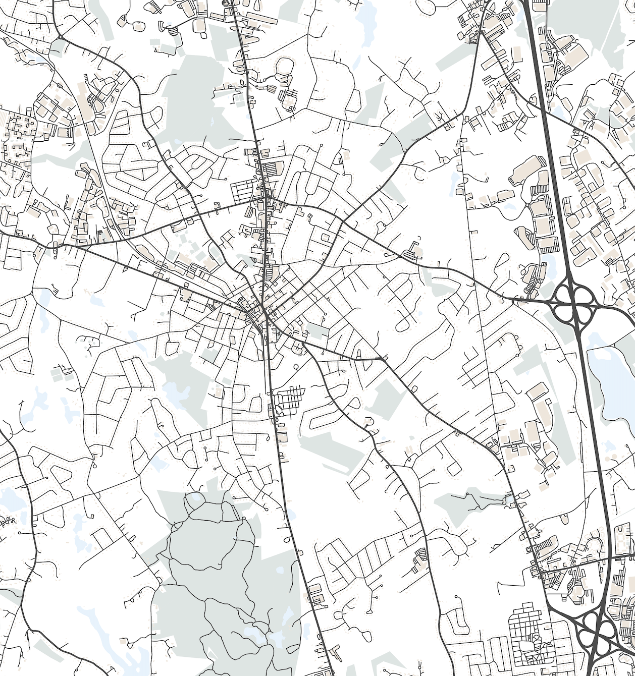 Stoughton Map Print