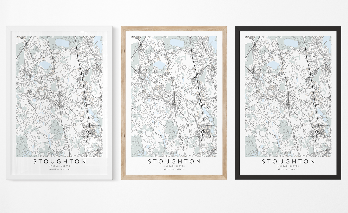 Stoughton Map Print