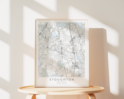 Stoughton Map Print