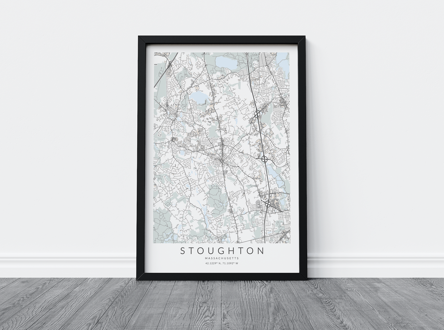 Stoughton Map Print