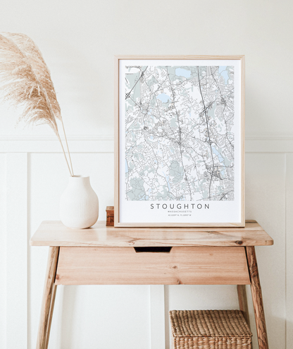 Stoughton Map Print