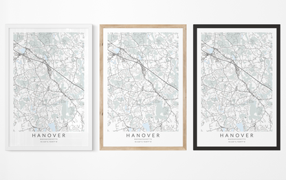 Hanover Map Print