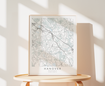 Hanover Map Print