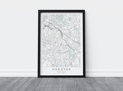 Hanover Map Print