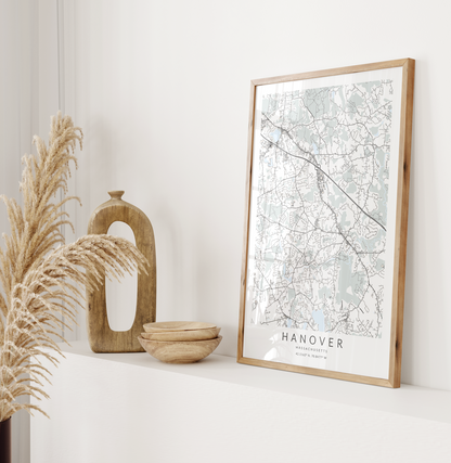 Hanover Map Print