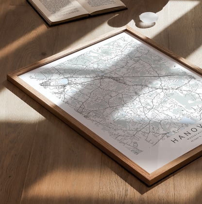 Hanover Map Print