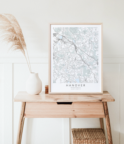 Hanover Map Print