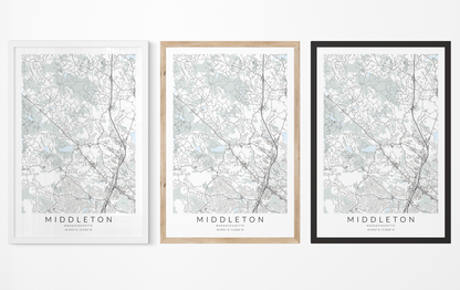 Middleton Map Print