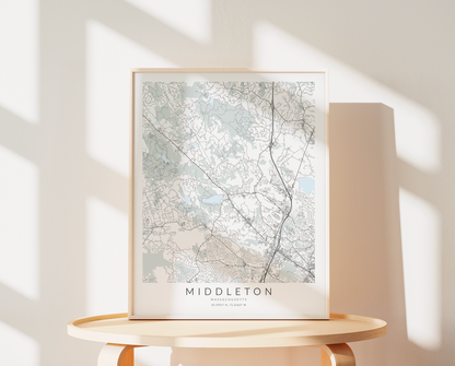 Middleton Map Print