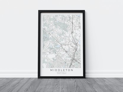 Middleton Map Print