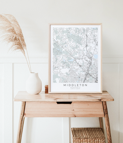 Middleton Map Print