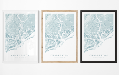 Charleston Map Print