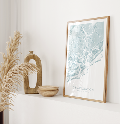 Charleston Map Print