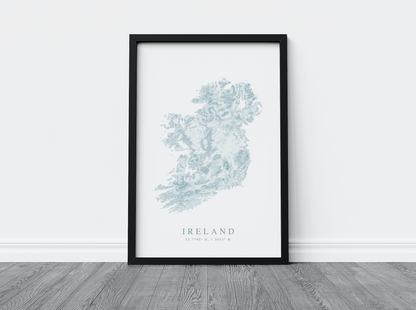 Ireland Map Print