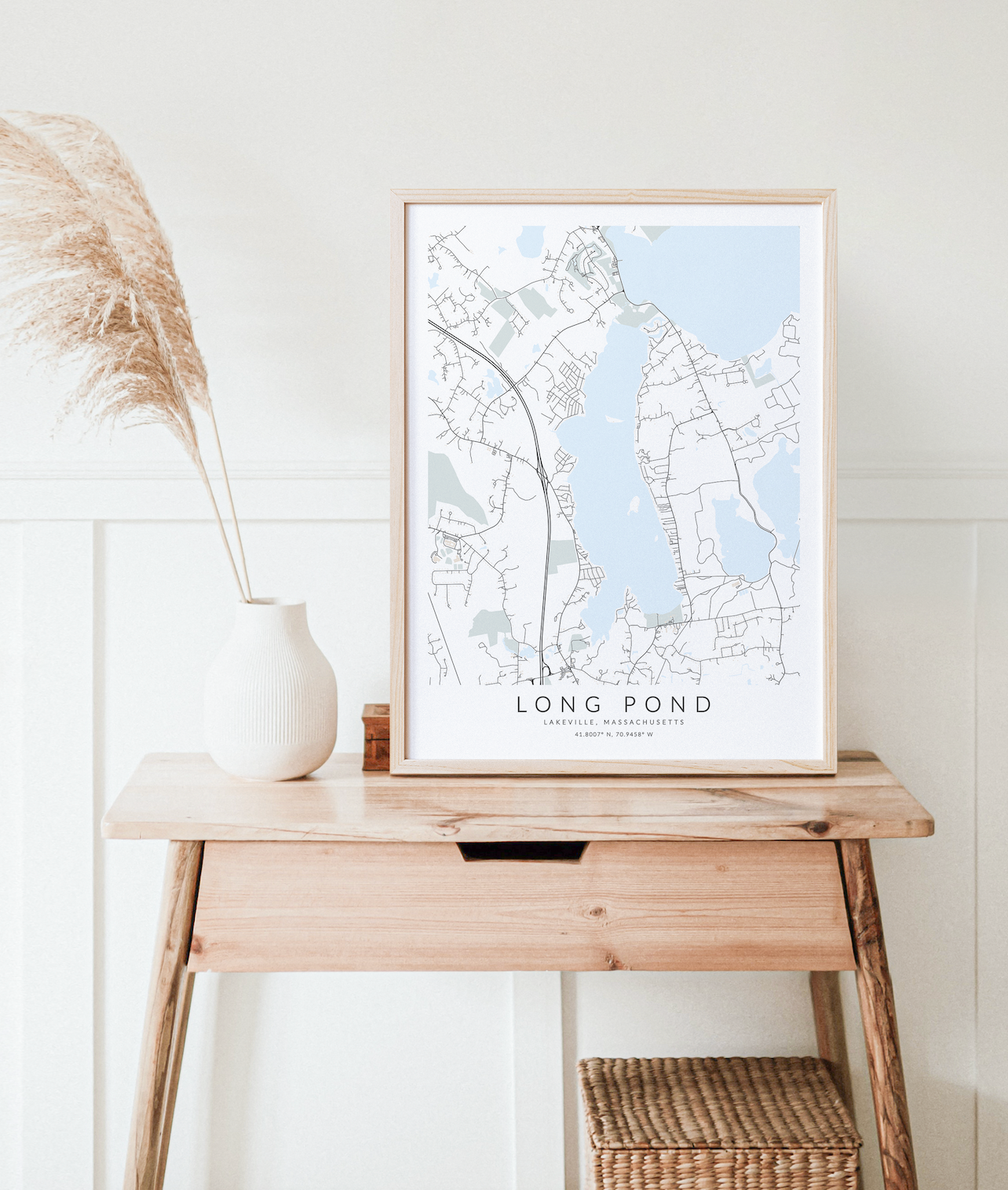 Long Pond Map Print