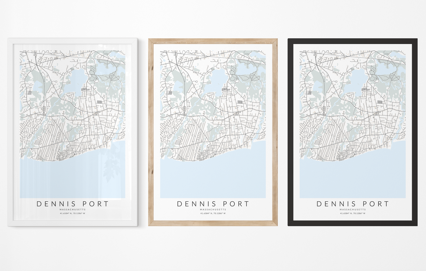 Dennis Port Map Print