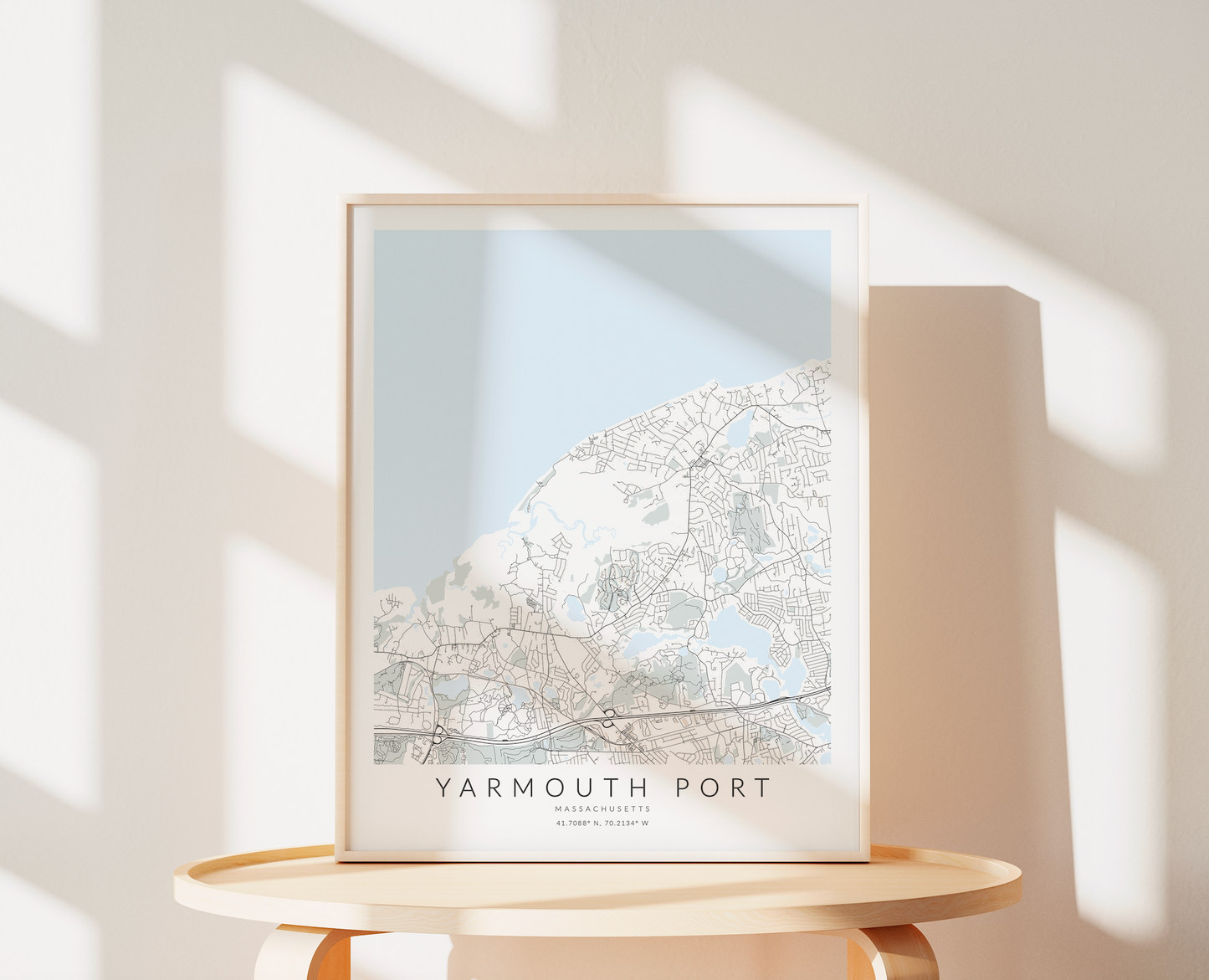 Yarmouth Port Map Print