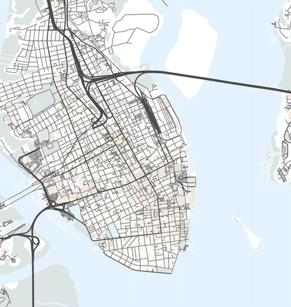 Charleston Map Print