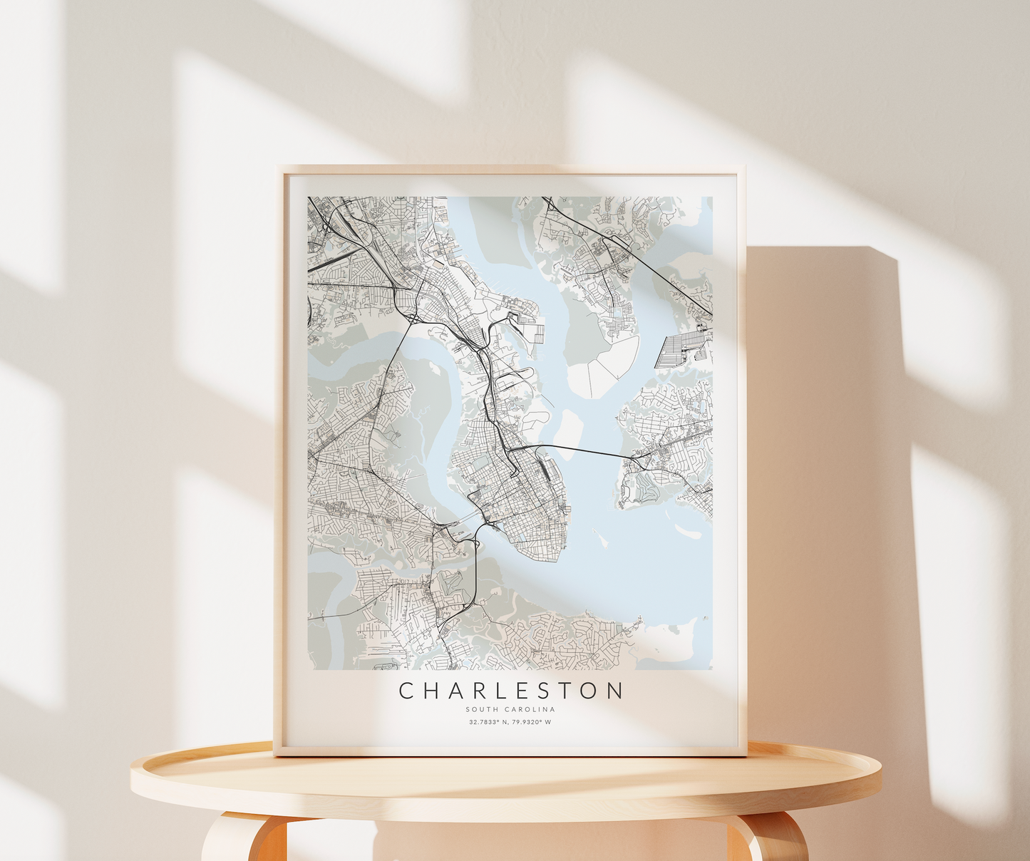Charleston Map Print