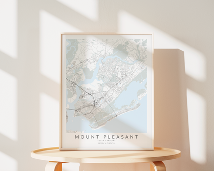 Mount Pleasant Map Print