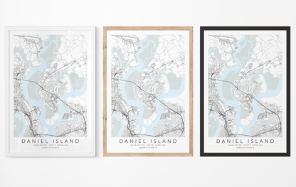 Daniel Island Map Print