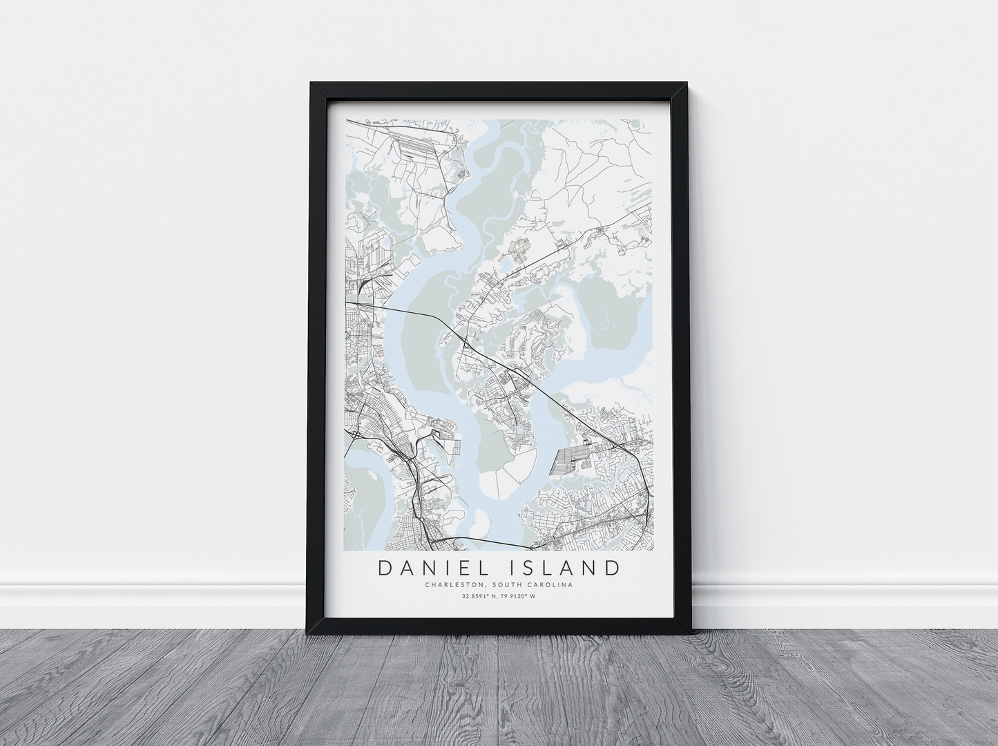 Daniel Island Map Print