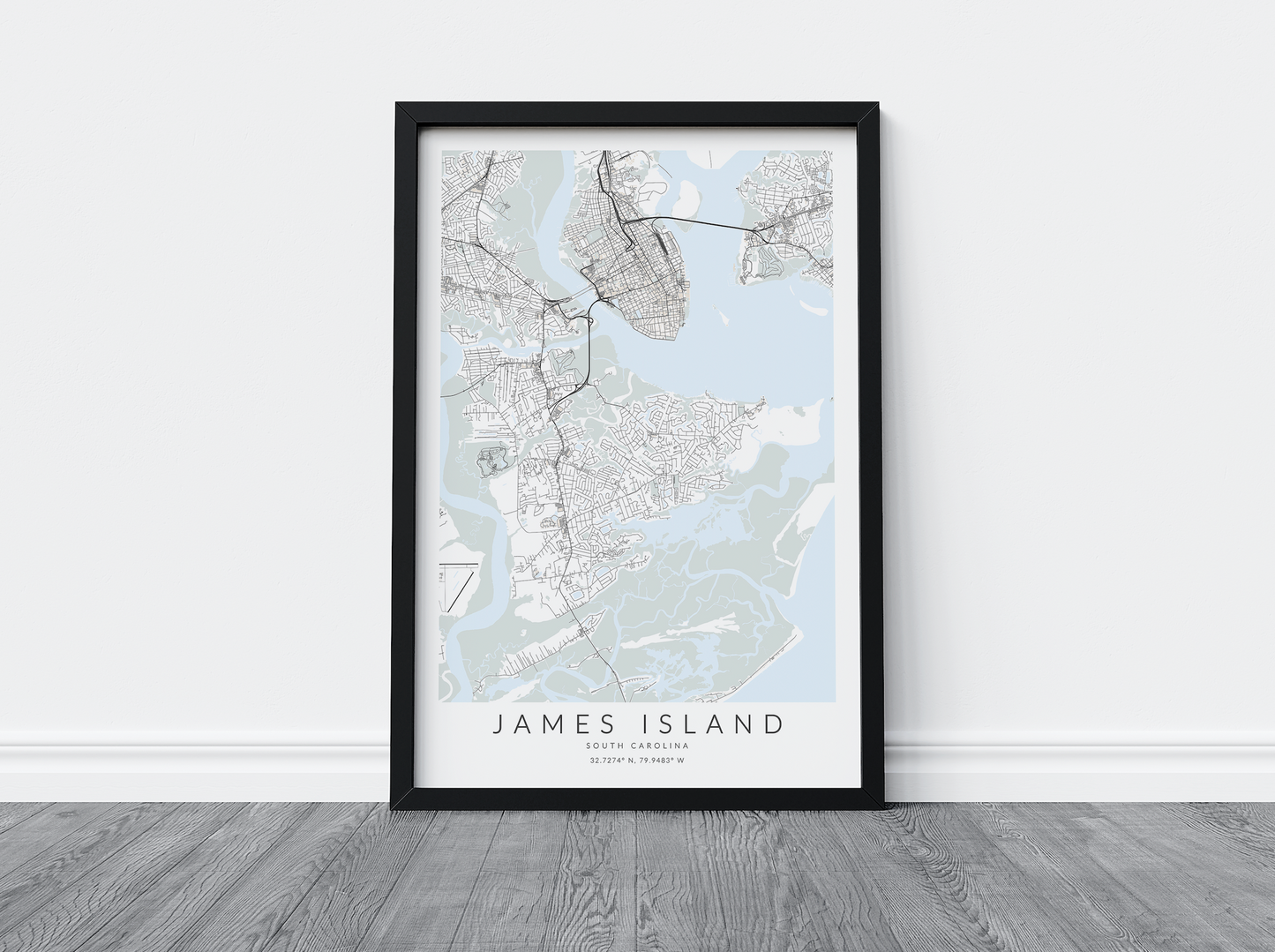 James Island Map Print