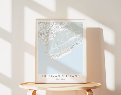 Sullivan's Island Map Print