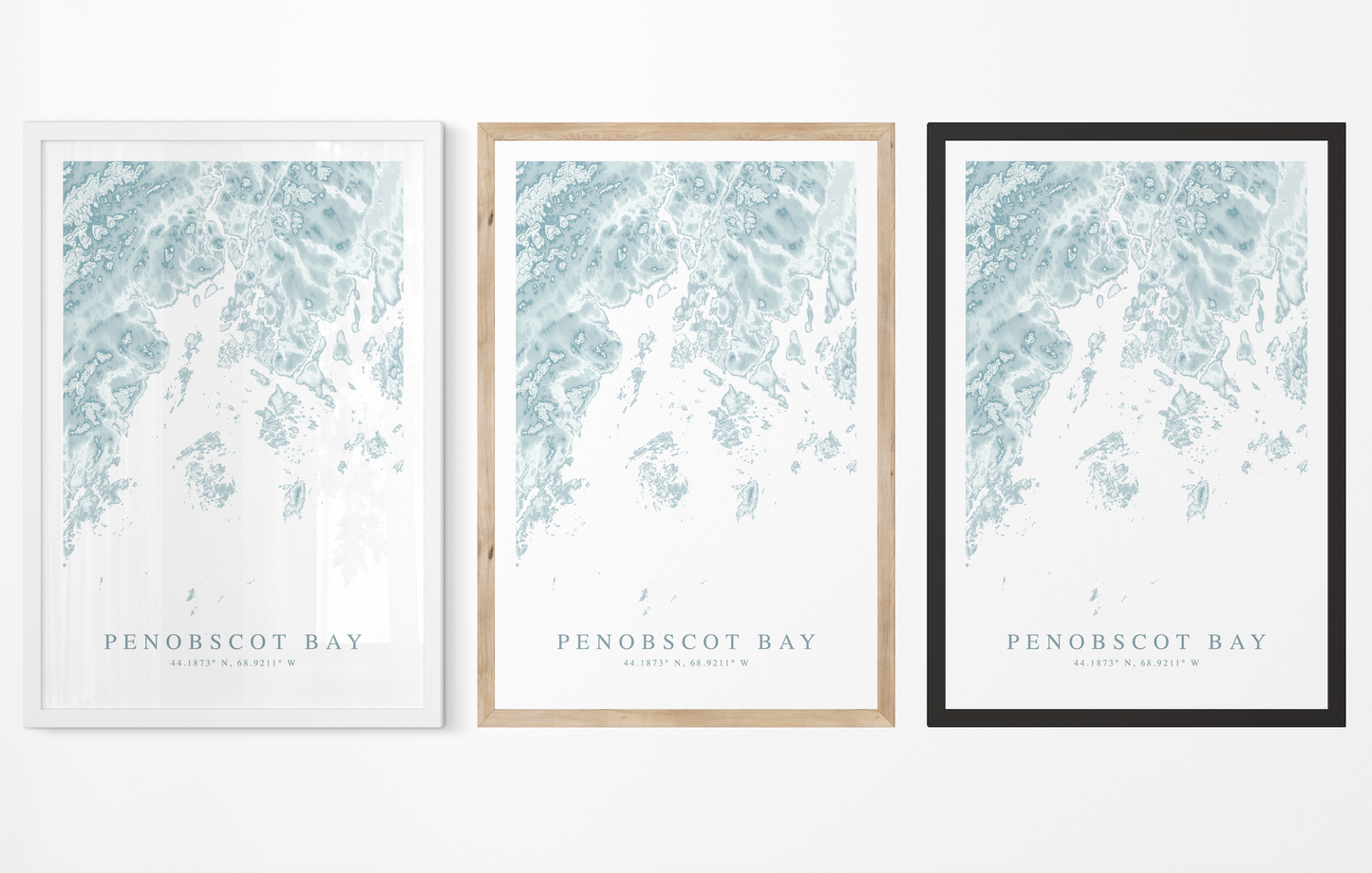 Penobscot Bay Map Print