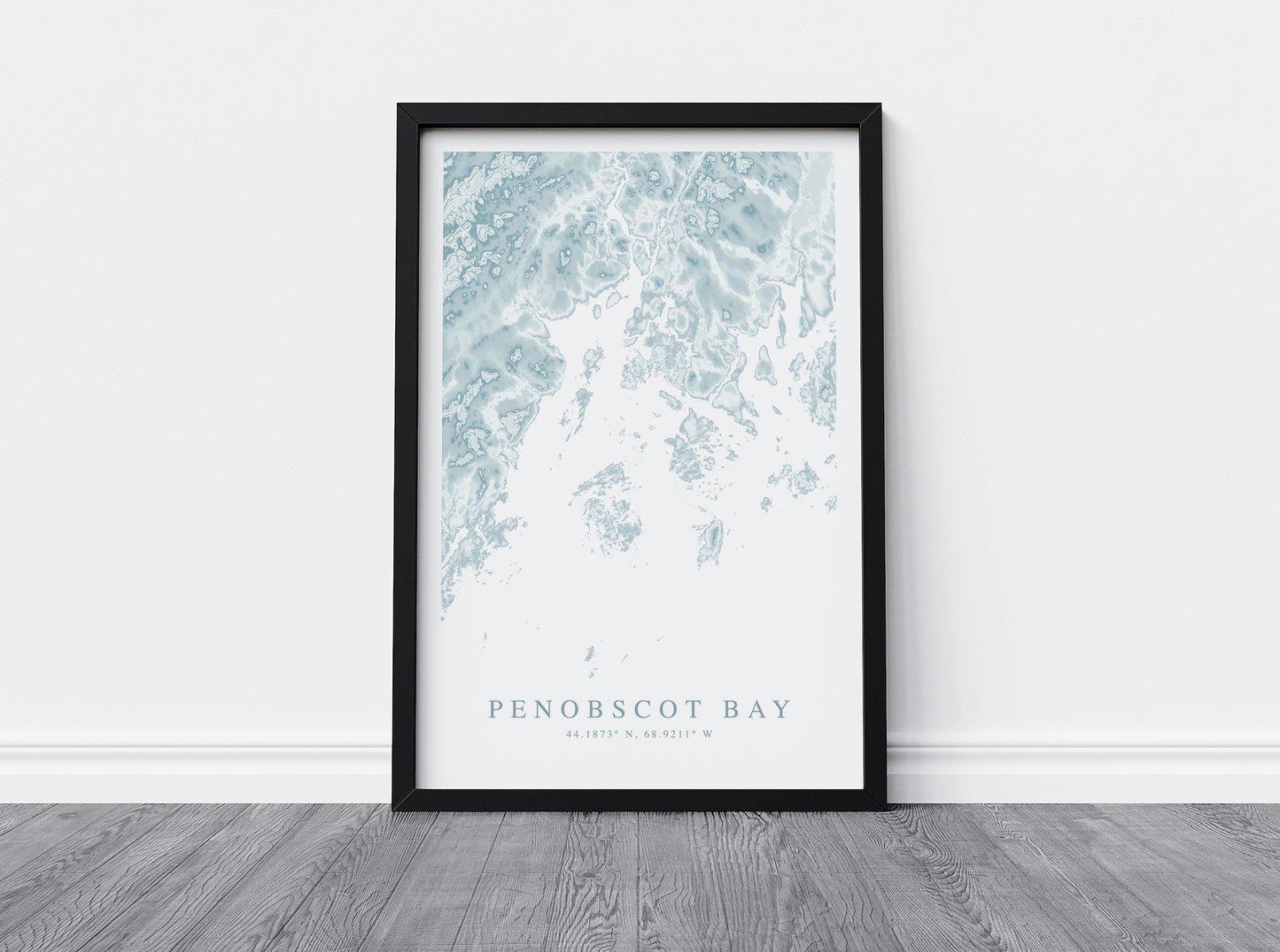 Penobscot Bay Map Print