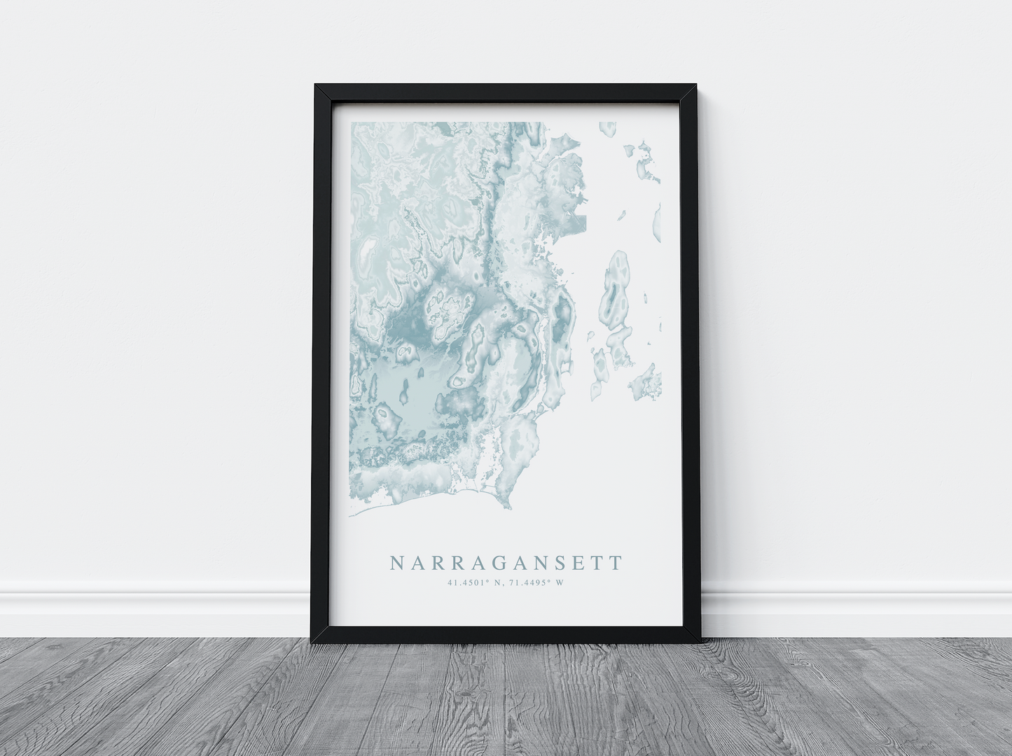 Narragansett Map Print