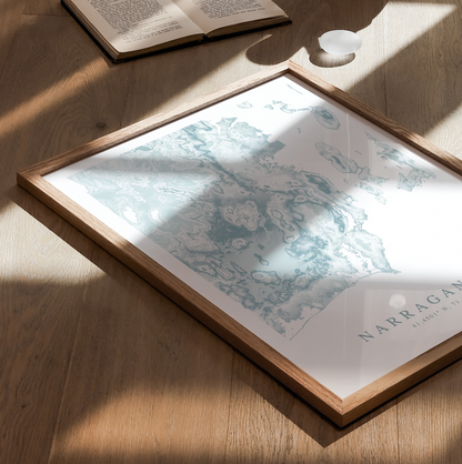 Narragansett Map Print