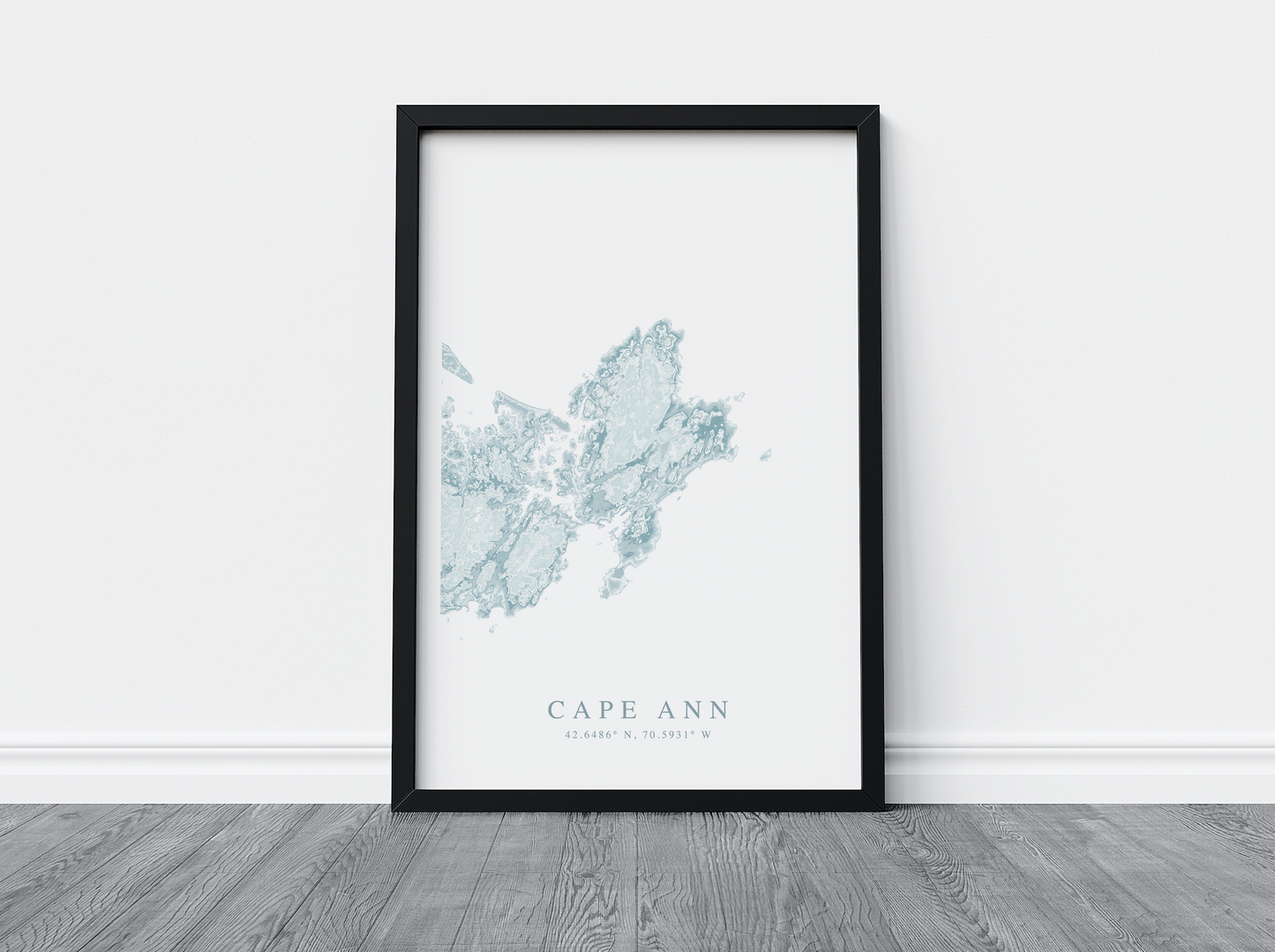 Cape Ann Map Print