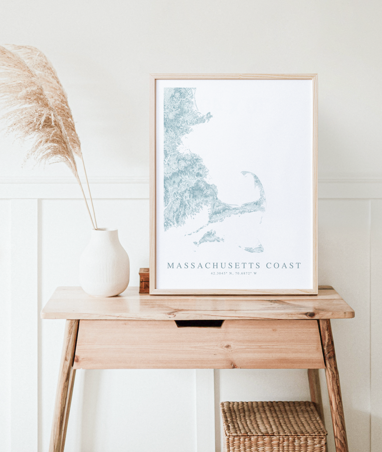 cape cod map print