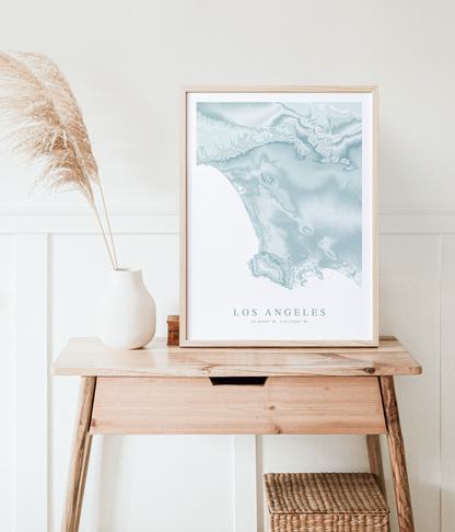 Los Angeles Map Print