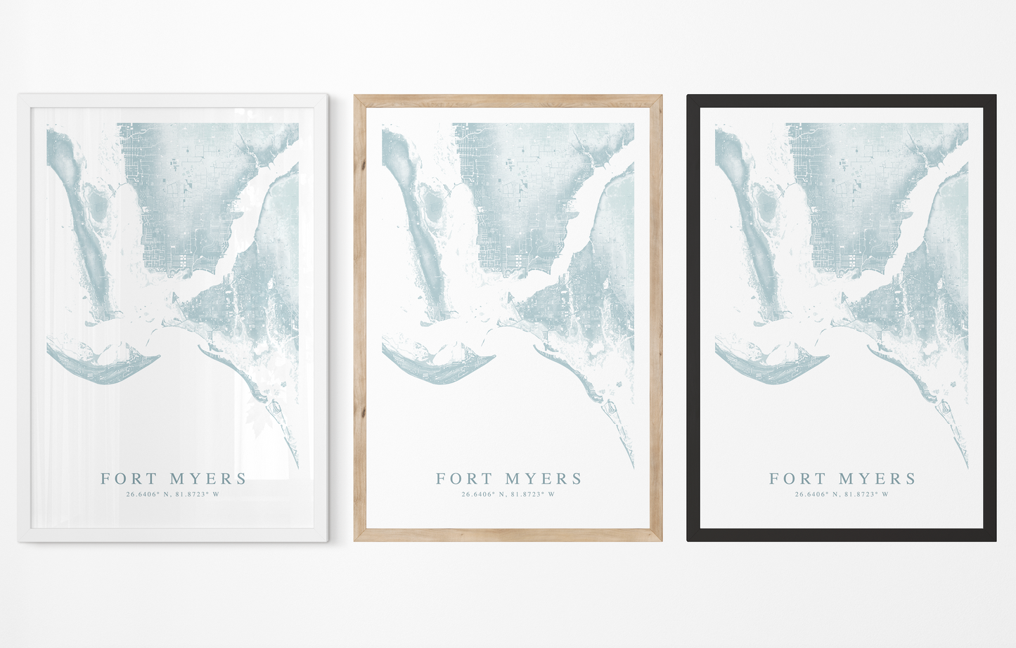 Fort Myers Map Print