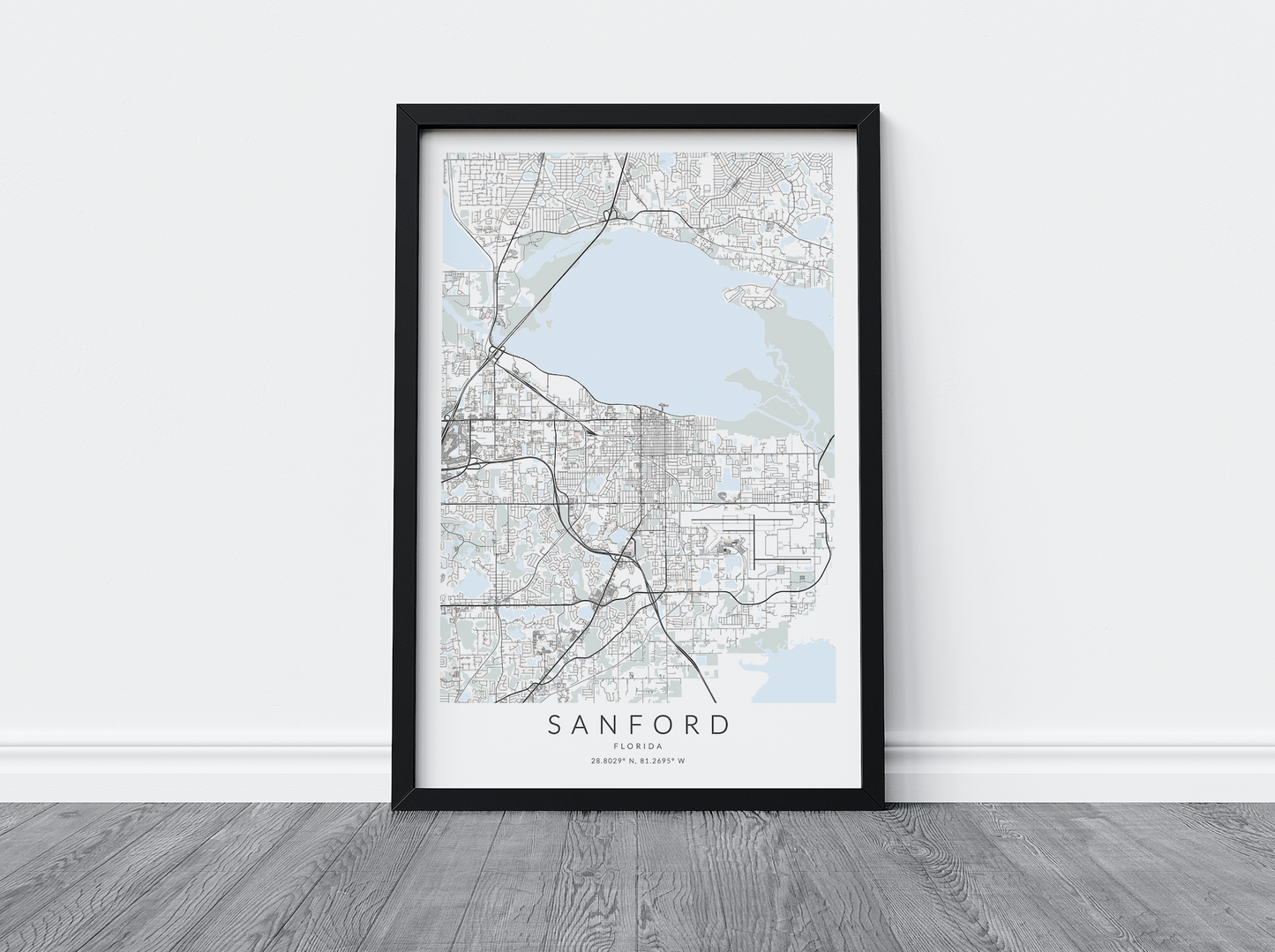 Sanford Map Print