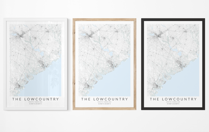 Lowcountry Map Print