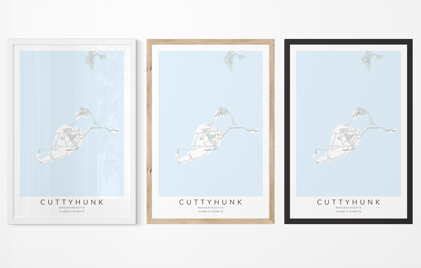 Cuttyhunk Map Print