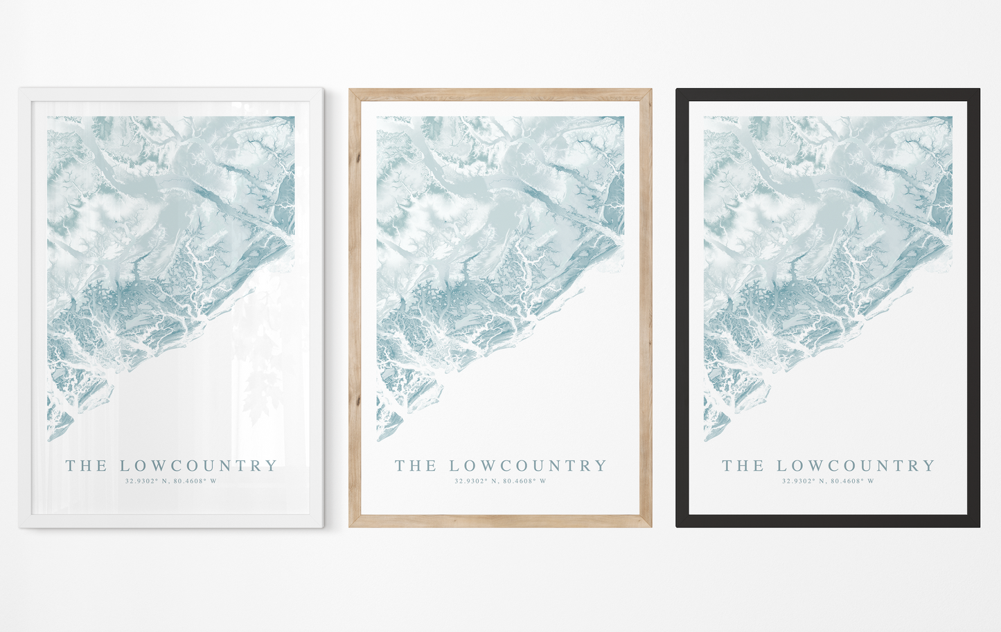 Lowcountry SC Map Print