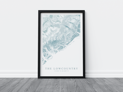 Lowcountry SC Map Print