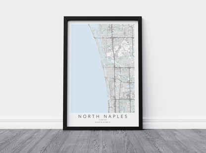 North Naples Map Print