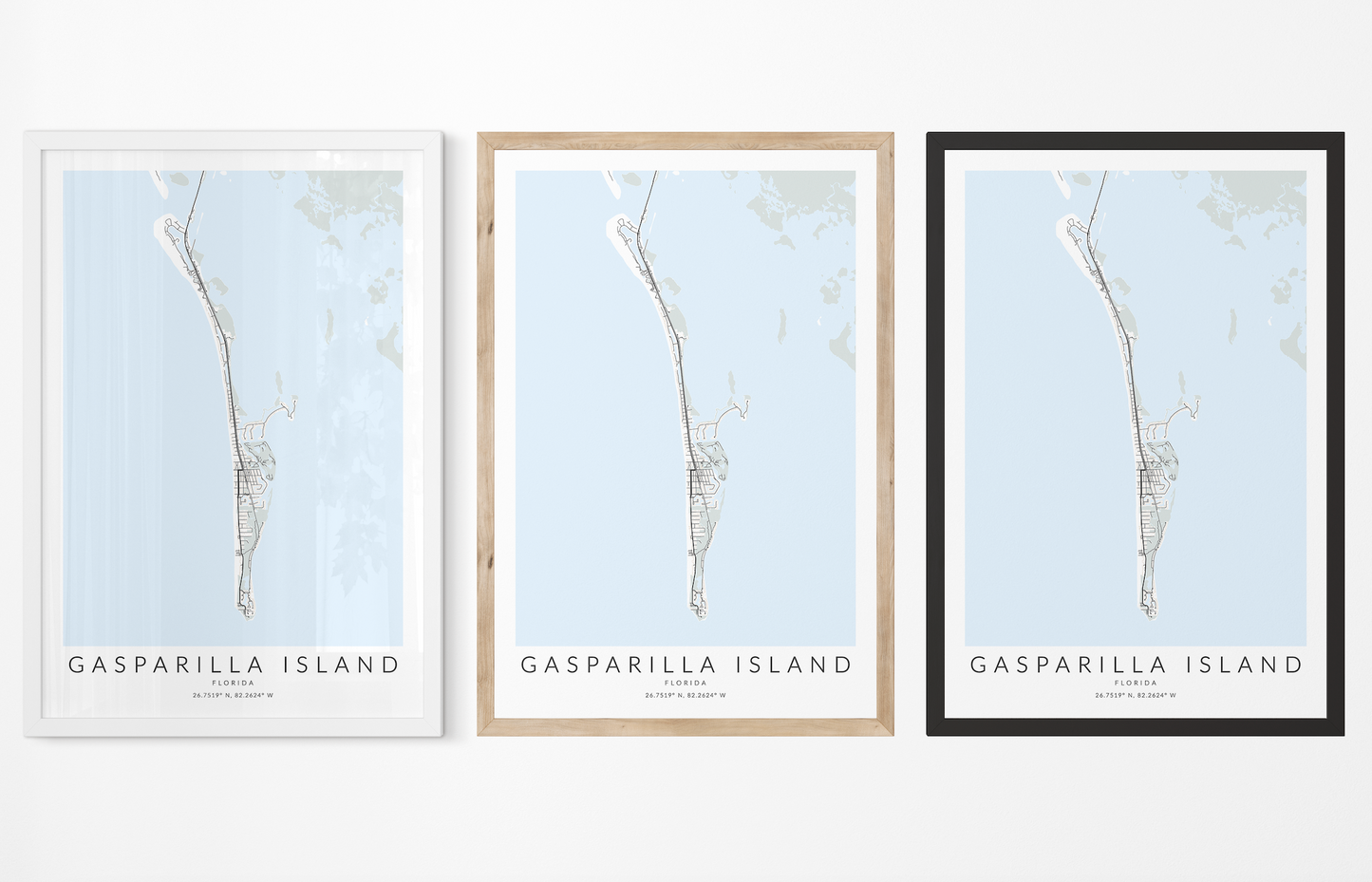Gasparilla Island Map Print