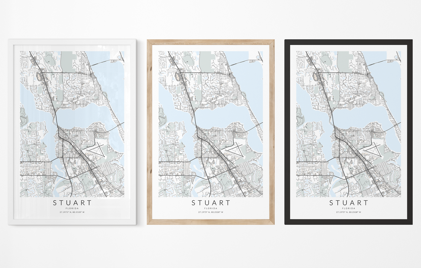 Stuart Map Print