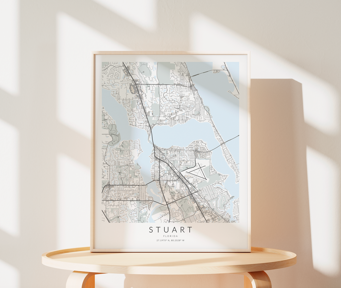 Stuart Map Print