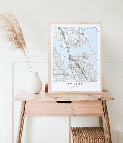 Stuart Map Print